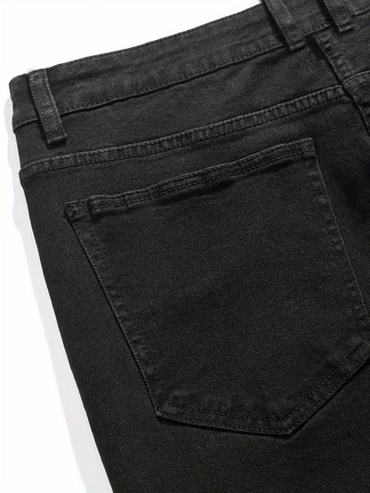 3 Pack Men'S Slim Fit Denim Jeans - Stretch Comfort, Trendy Streetwear Style, Fashion Casual Trousers