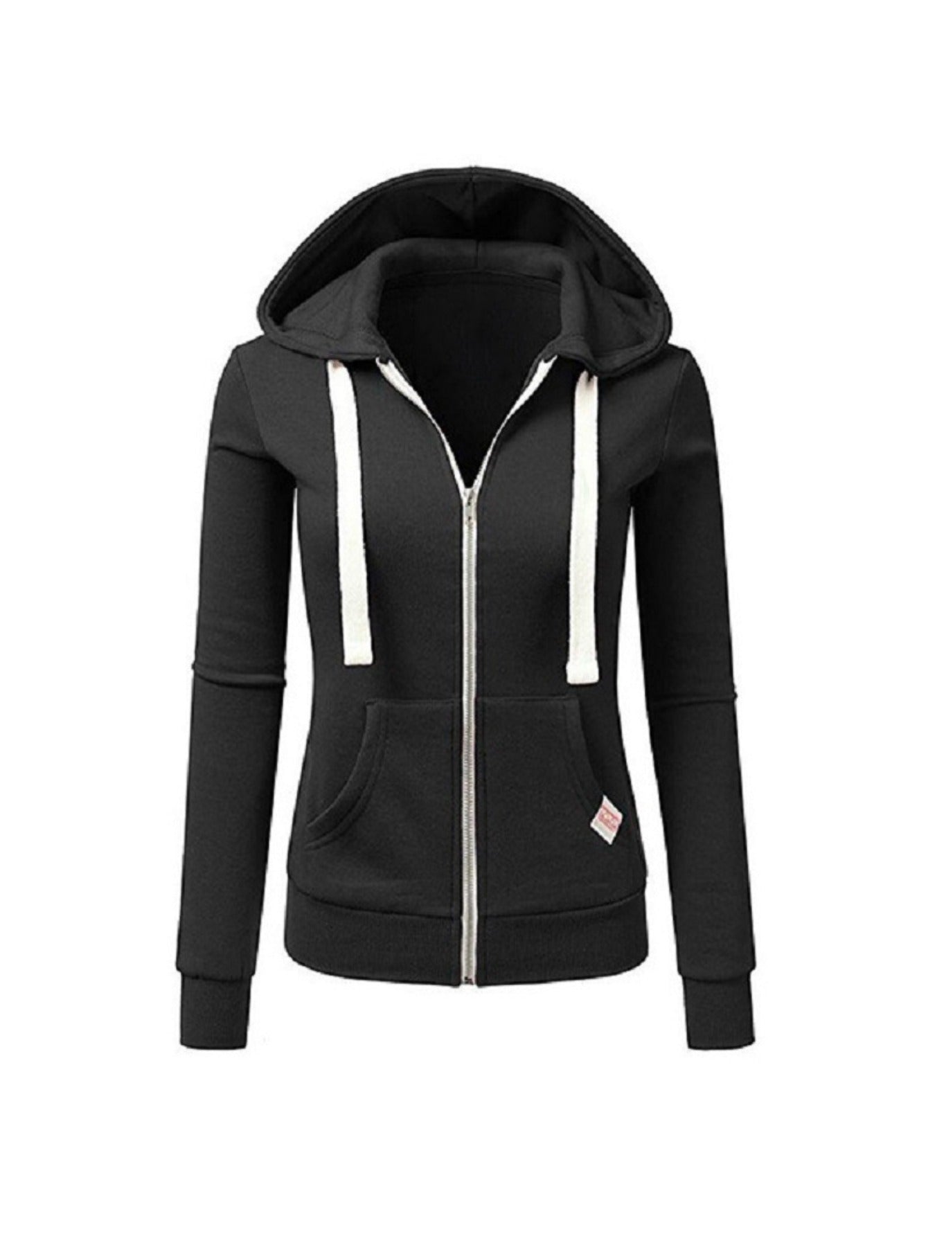 2025 New Waist-Cinching Zipper Sweatshirt Women - Cycling Sport Style Slim Fit Hooded Cardigan