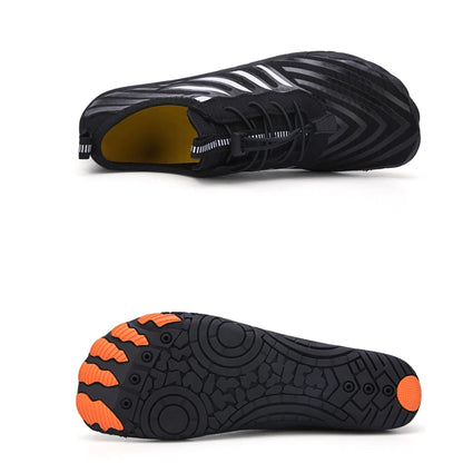 Grounded Footwear for Women Barefoot Shoes, Hike Barefoot Shoes Womens Footwear, 2025 New Comfortable Non-Slip Barefoot Vitality Shoes, Men'S Women'S Water Shoes Wide Toe Box