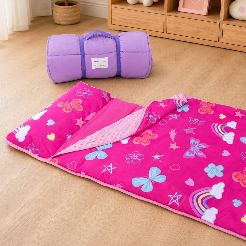Kids Nap Mat - Foldable Cooling Preschool Sleep Set
