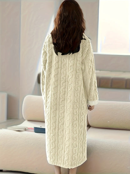 Women's Plush Robe - Plush Comfort