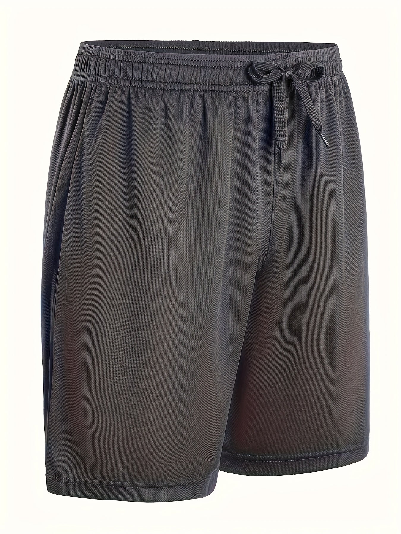 5pcs Men'S Quick-Dry Casual Sports Shorts. 2 Pockets with Drawstring Waist Adjustment. Machine Washable Loose Fit for Men and Women, Gym Shorts, Vibrant Leisure Wear, Elastic Comfort Belt, Durable Athletic Gear, Lightweight Breathable Fabric. Perfect for