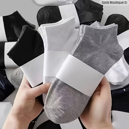 Women's Solid Color Socks - Breathable Multi-Pack