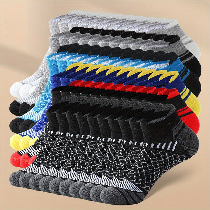 20/ 60 Pairs of Socks Men'S Socks Summer Season Men'S Tube Socks Low-Top Socks Sweat