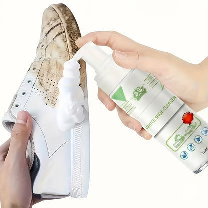 Multi Functional Shoe Cleaning Spray Brush Set - Powerful Foam Formula, Fast Stain Removal, Whitening And Polishing Sneakers, Suitable for All Kinds Of Shoes, Cleaning And Deodorization, Special Cleaner for White Shoes, Clean Shoes