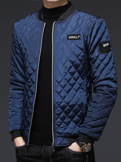 2025 Casual Men Graphic Printed Zipper Pockets Spring Autumn Rave Jacket for Traveling Back to School Casual Jacket, Suitable for Autumn AND Winter Valentine's Day Gifts