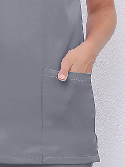 Women'S V-Neck Frosted Breathable Uniform Hand Washing Workwear Brush Hand Clothes Top