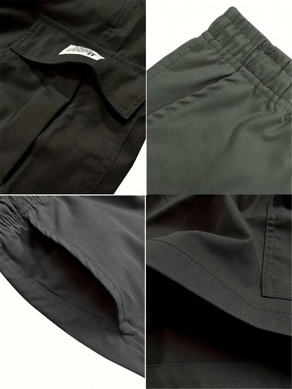 3pcs Set - Men's Shorts, Casual Loose Shorts, Perfect Choice, Large Pocket Workwear Shorts, Summer Workwear Shorts Men's Five Quarter Pants Ins Trendy Straight Leg Casual Five Quarter Shorts Couple Basketball Pants