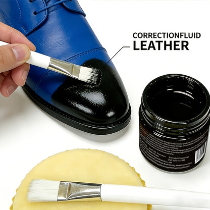 Shoe & Leather Dye Color Changer/Restorer Spray - Instant Black -Up Paint for Leather Jackets, Bags, Belts, Wallets - Plant-Based & Chemical Formula Refurbishment Spray (30g)