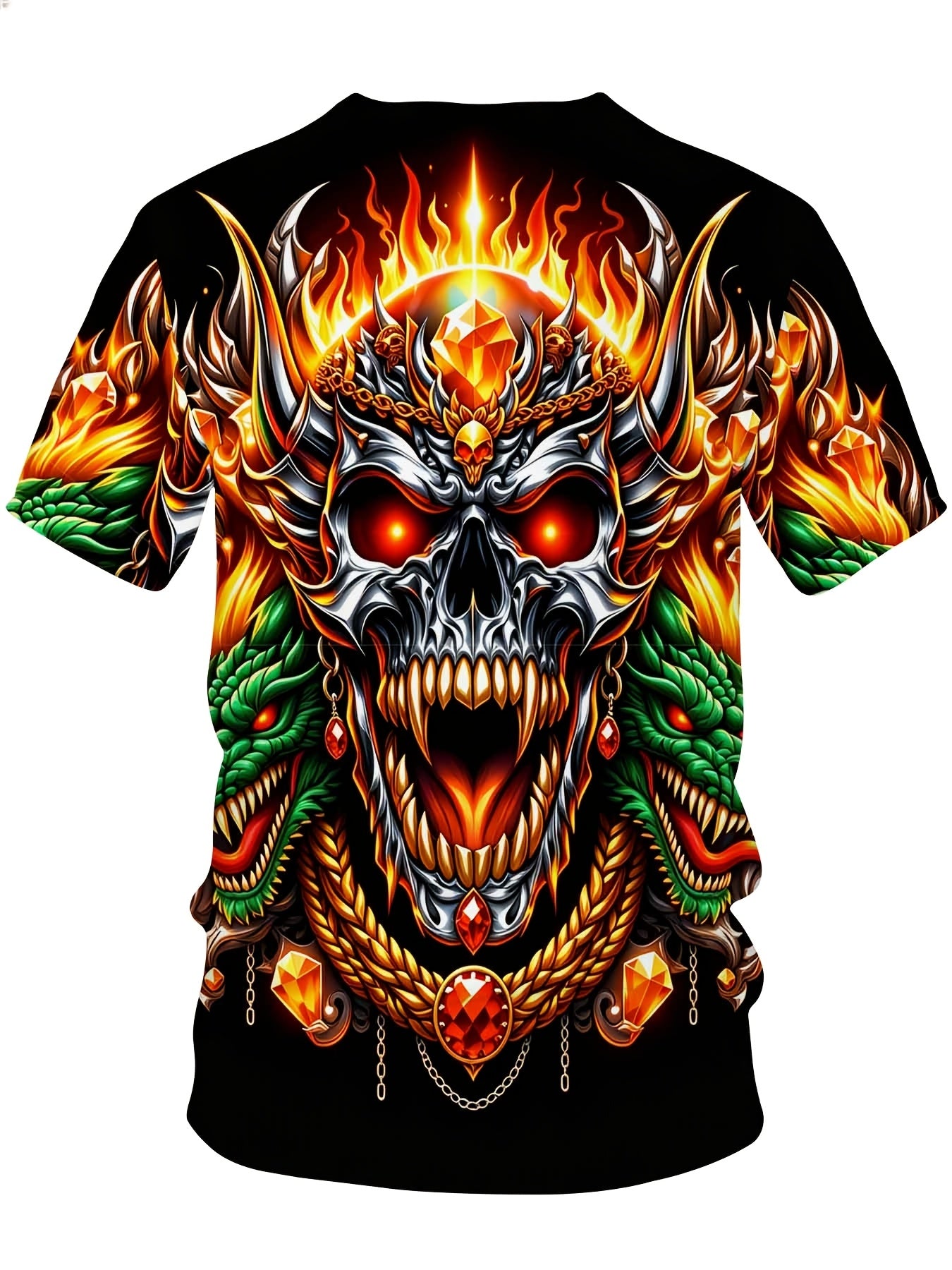 Men's Multicolor Printed Graphic T-Shirt - product view 41
