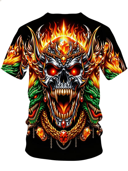 Men's Multicolor Printed Graphic T-Shirt - product view 41