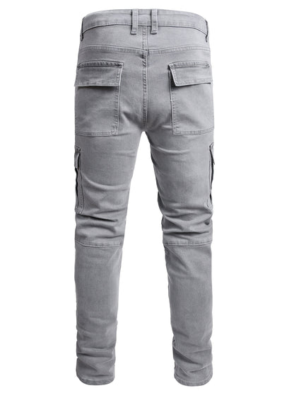Men'S Slim Fit Jeans Stretch Ripped Skinny Jeans for Men, Fashion Straight Leg Comfort Flex Waist Casual Pants, Pants for Men, Pantalones Para Hombr, Mens Sweatpants