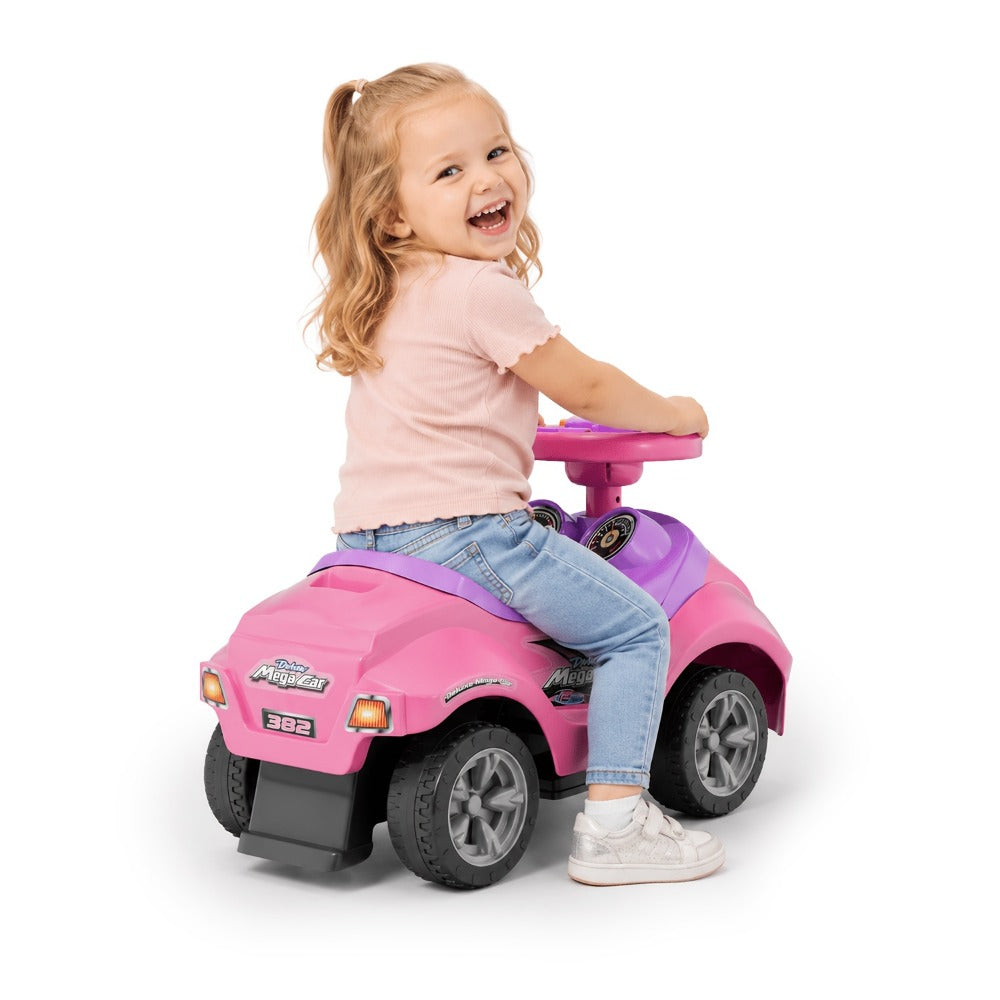 3-in-1 Kids Ride-On Push Car - Ride-on, walker and push-cart modes with music