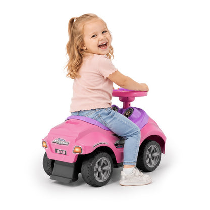 3-in-1 Kids Ride-On Push Car - Ride-on, walker and push-cart modes with music
