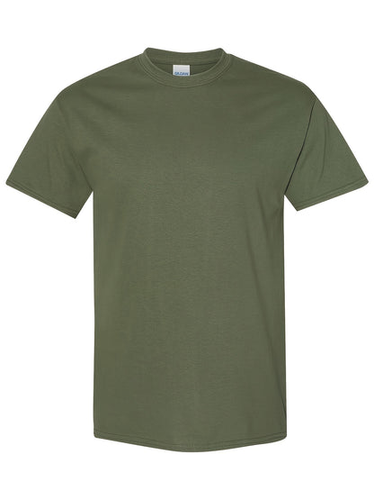 5pcs Set, 100% Cotton T-shirt, Men's Classic Solid Color Short Sleeved T-shirt