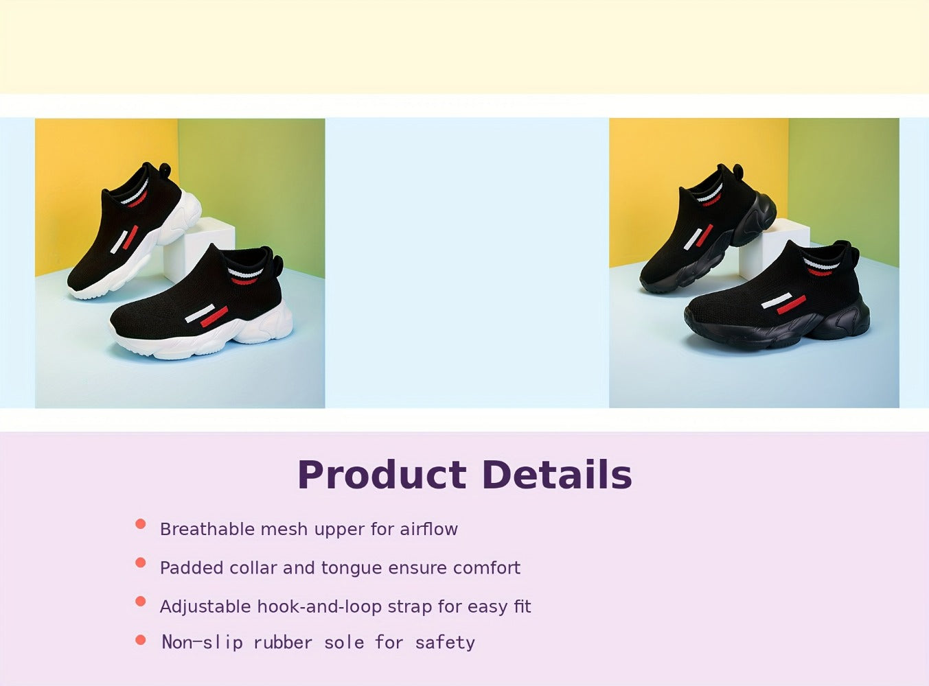 Kids' Running Shoes - Non-Slip Sole Lightweight for Active Days 345893