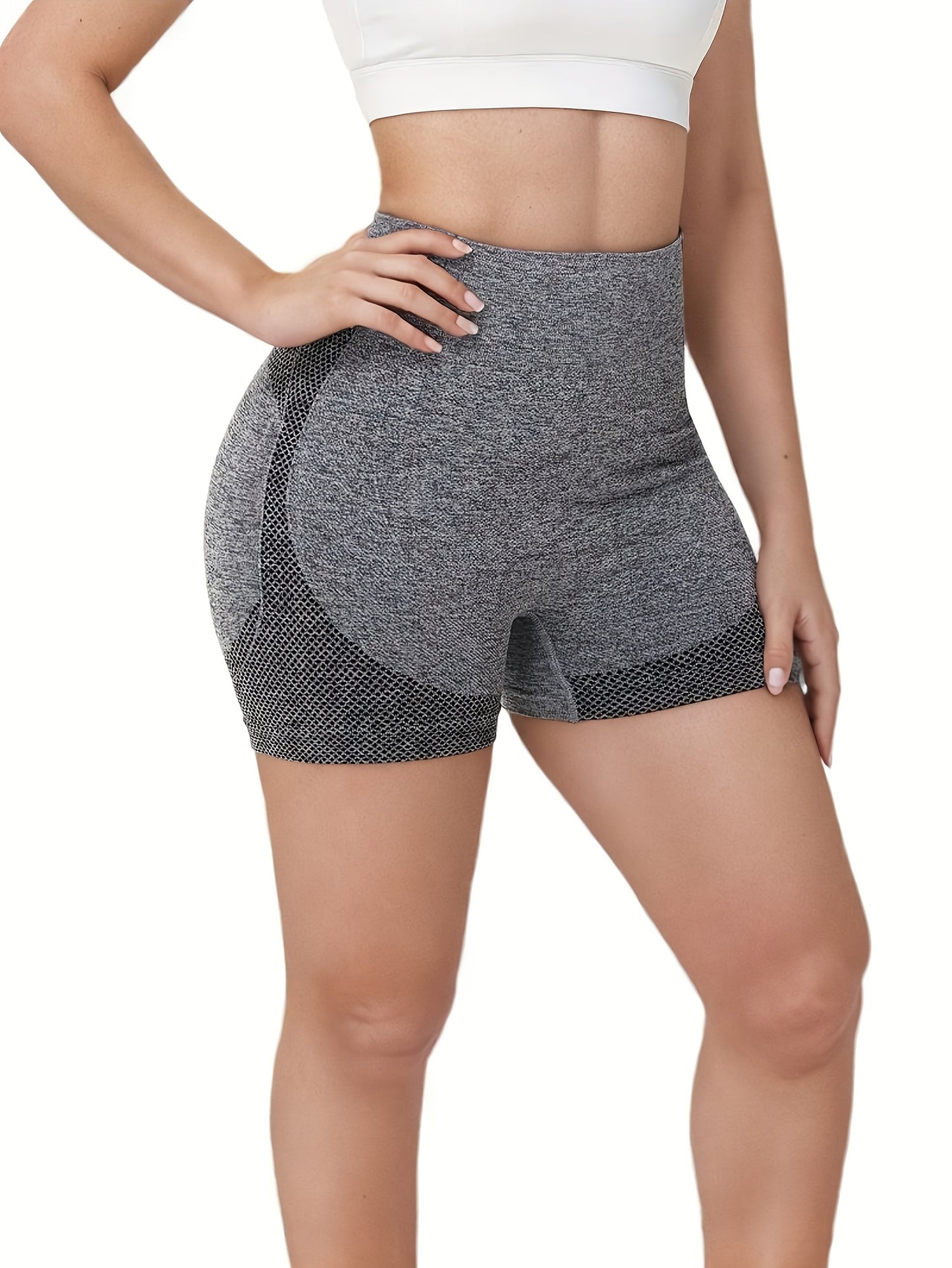Women's Mixed colors Knit High-Waist Pants - product view 3