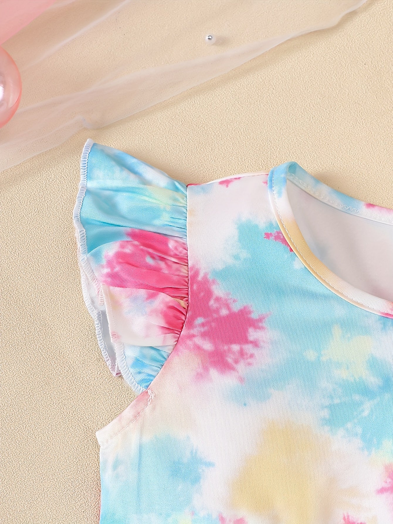 4pcs, Summer Girl Printed Dress, Girl Casual Dress, Spring And Summer Trendy And Versatile Dress for Little Girls