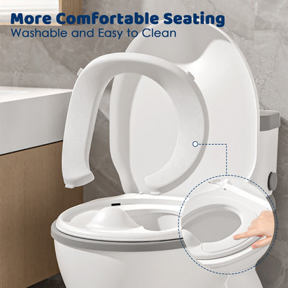 Potty Training Seat - Toilet Removable Realistic Flush