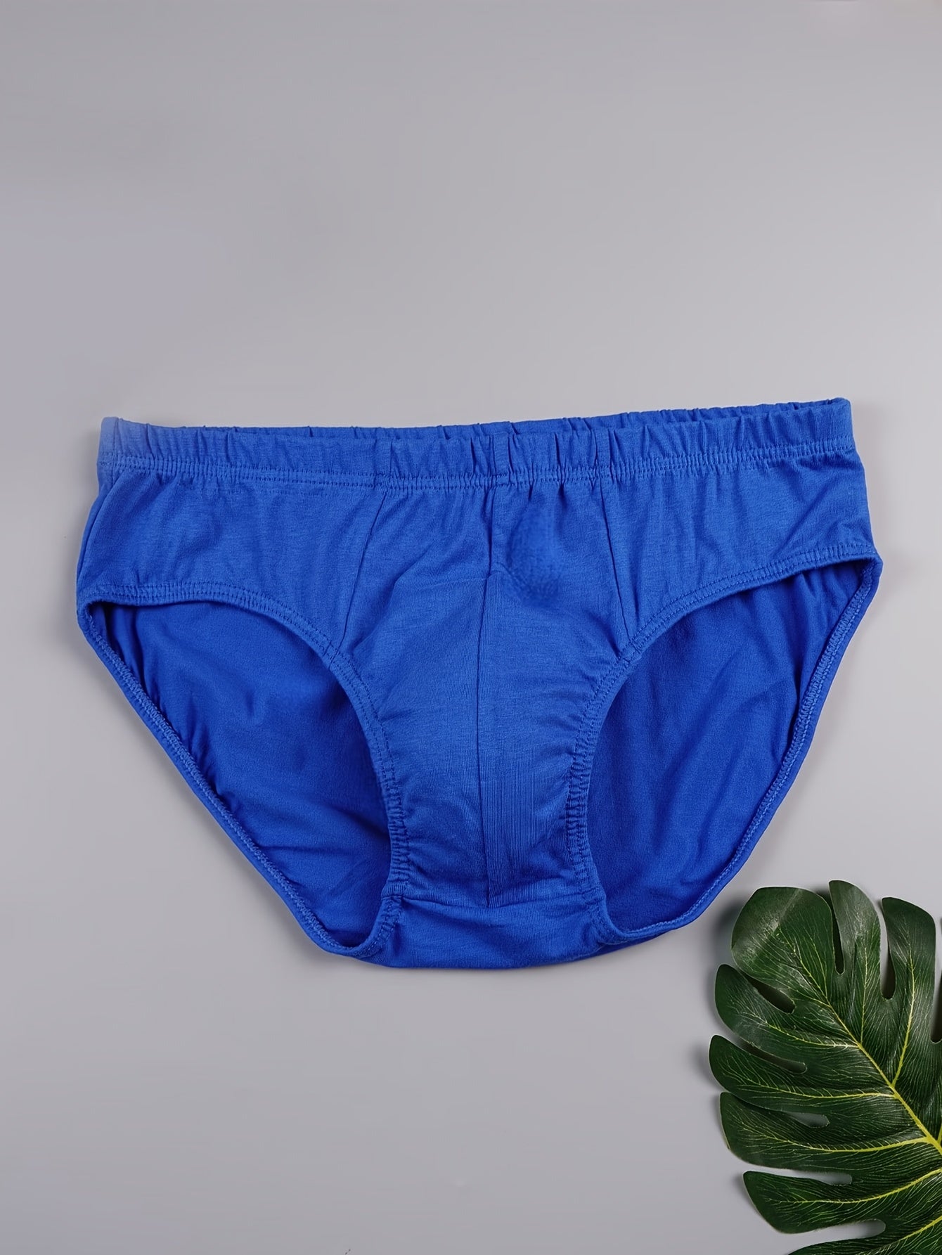 Men'S 7-pack Of 100% Underwear - Random Solid Color, Multi-Piece Discount, Medium Stretch, Knitted Fabric Underwear, Comfortable And Breathable, Casual Classic Fit - All Season