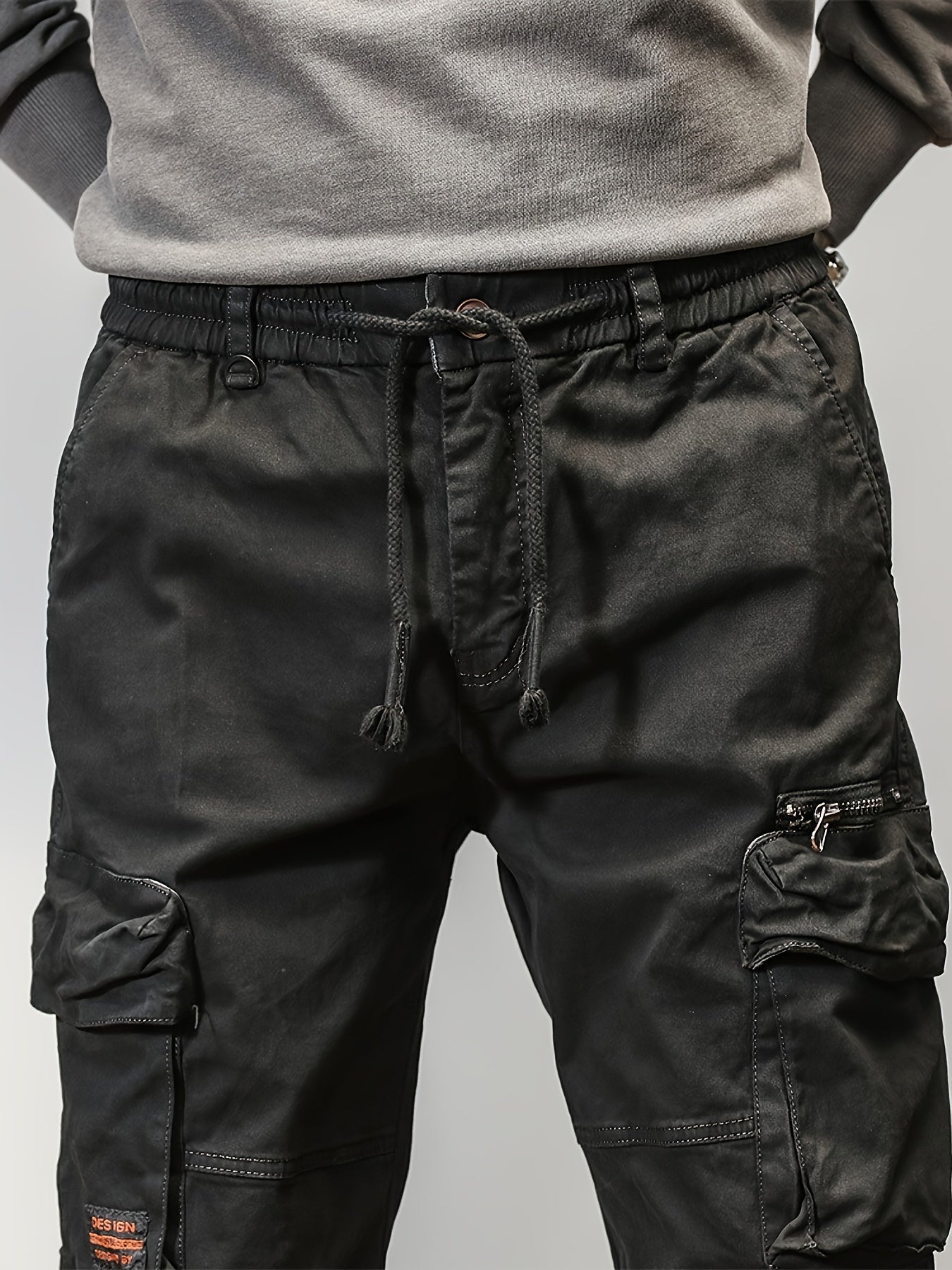 Men'S Utility Trousers, Relaxed Fit Pants, Outdoor Fashion for Men, Stylish And Functional Multi-Pocket Work Trousers