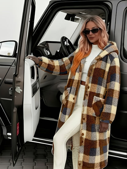 Grey Powder Blue Rice Home Coat Ladies Black Five Exclusive Warm Thick And Velvet Long Cute Sweet Home Colorful Plaid Home Pajamas Christmas Coat.