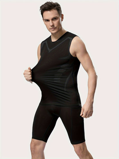 Men's Solid Color Tank Top - Sleeveless 001893