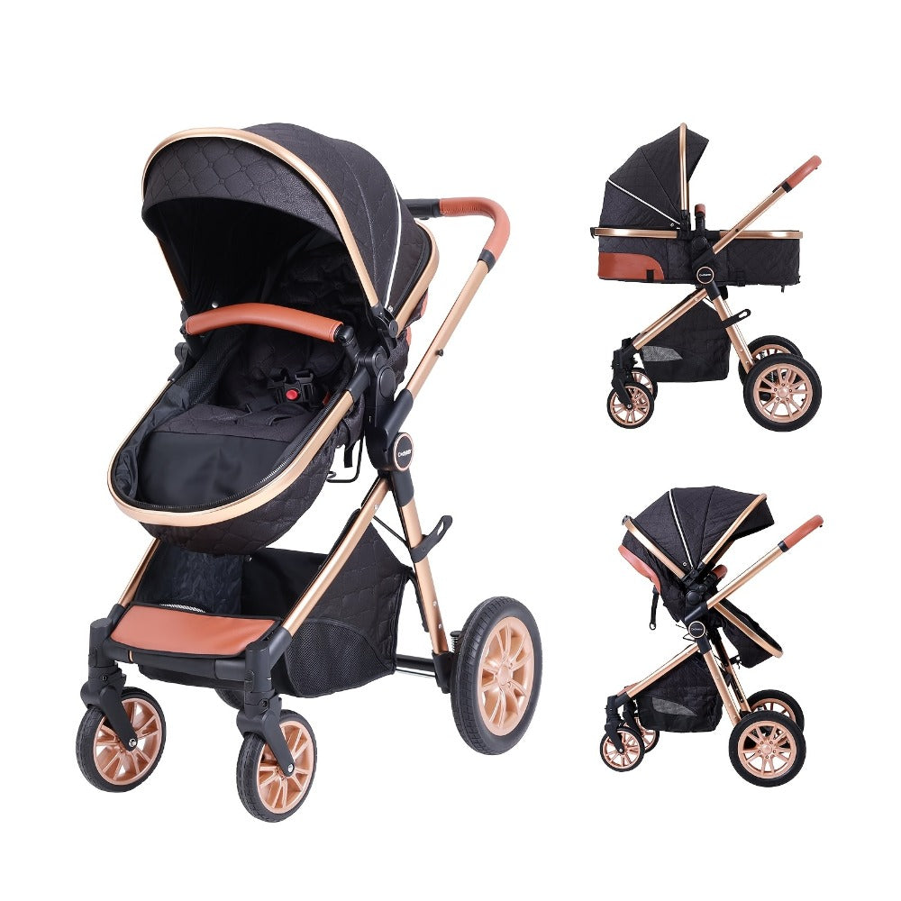 Baby Stroller - Foldable Reversible Adjustable Travel