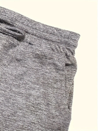 Women's Camping Life Pattern Printed Drawstring Shorts- Lightweight Elastic Polyester Blend Casual Shorts Suitable for Outdoor Adventures and Casual Wear, All-Season Machine Washable