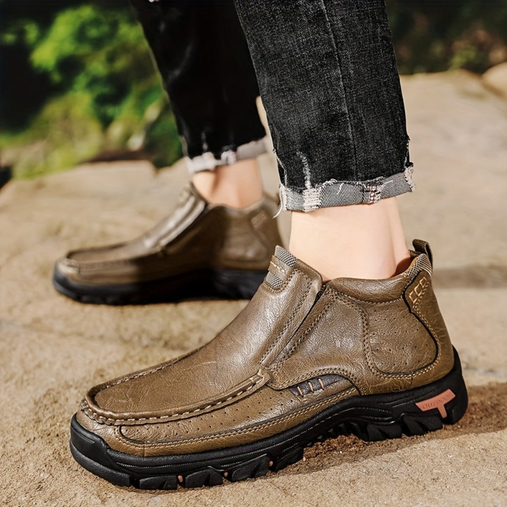 Men's Walking Shoes - Breathable Comfort & Cushioned Support