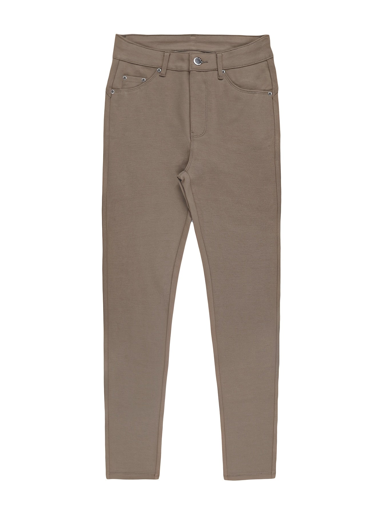 Y2K Trendy High-Stretch Slim Fit Women'S Pants, All-Season Streetwear Casual Trousers