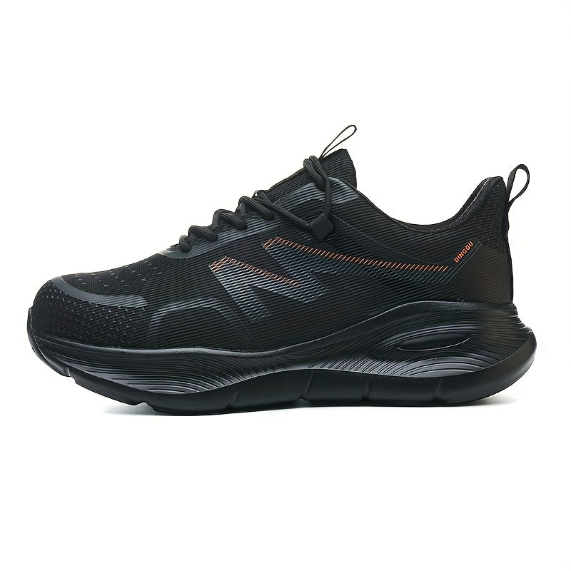 Men's Industrial Safety Work Shoes - Slip-Resistant, Steel Toe Protection, for Construction, Factory, Gym, Everyday - Warehouse Footwear, Modern Workwear, Outdoor Laborers