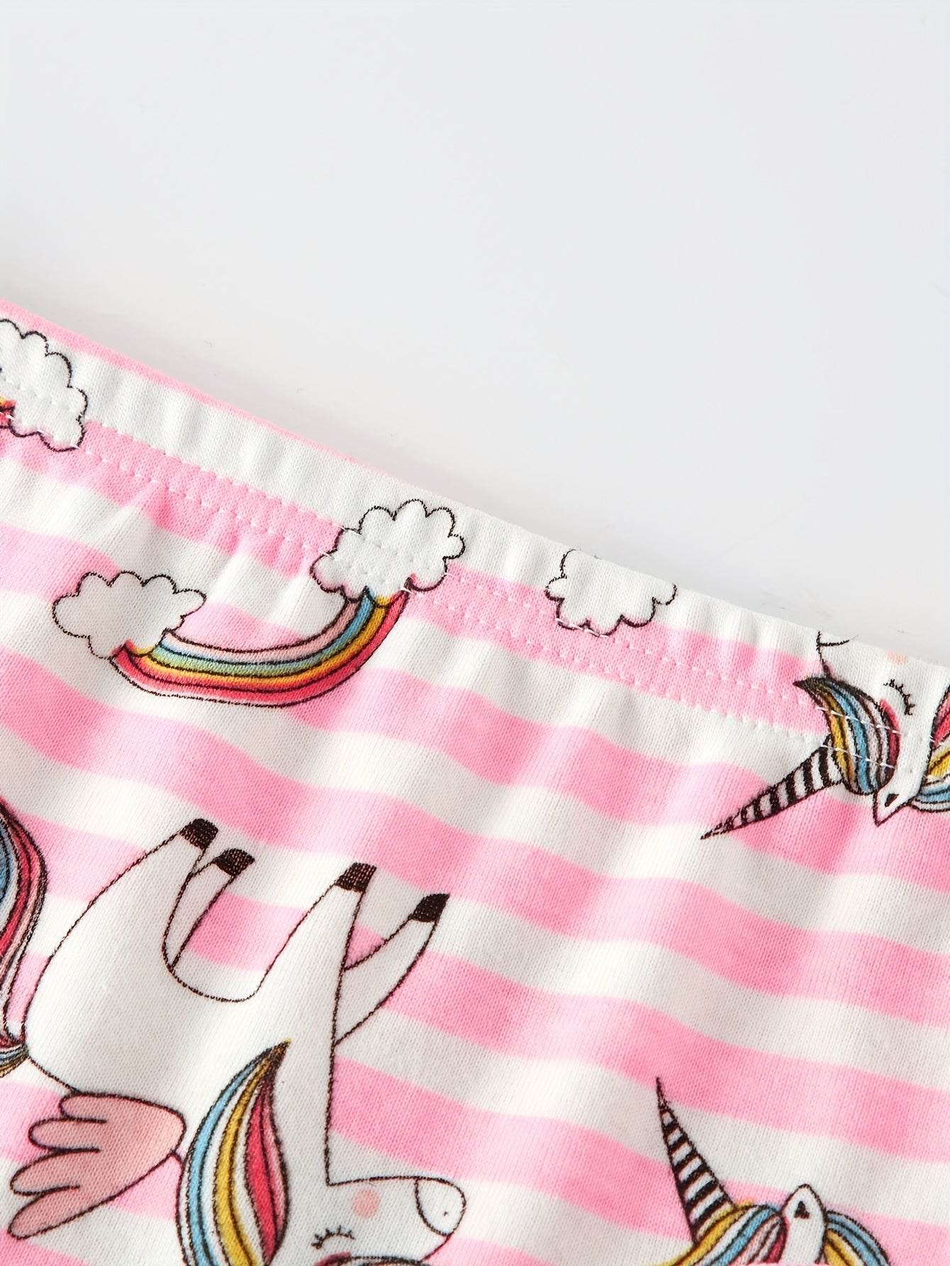 [Random] Random 6pcs ' Cute Flower And Animal And Cloud Print Briefs, Cartoon Pattern Panties, Soft And Comfy Underwear Set, for All Season Wearing