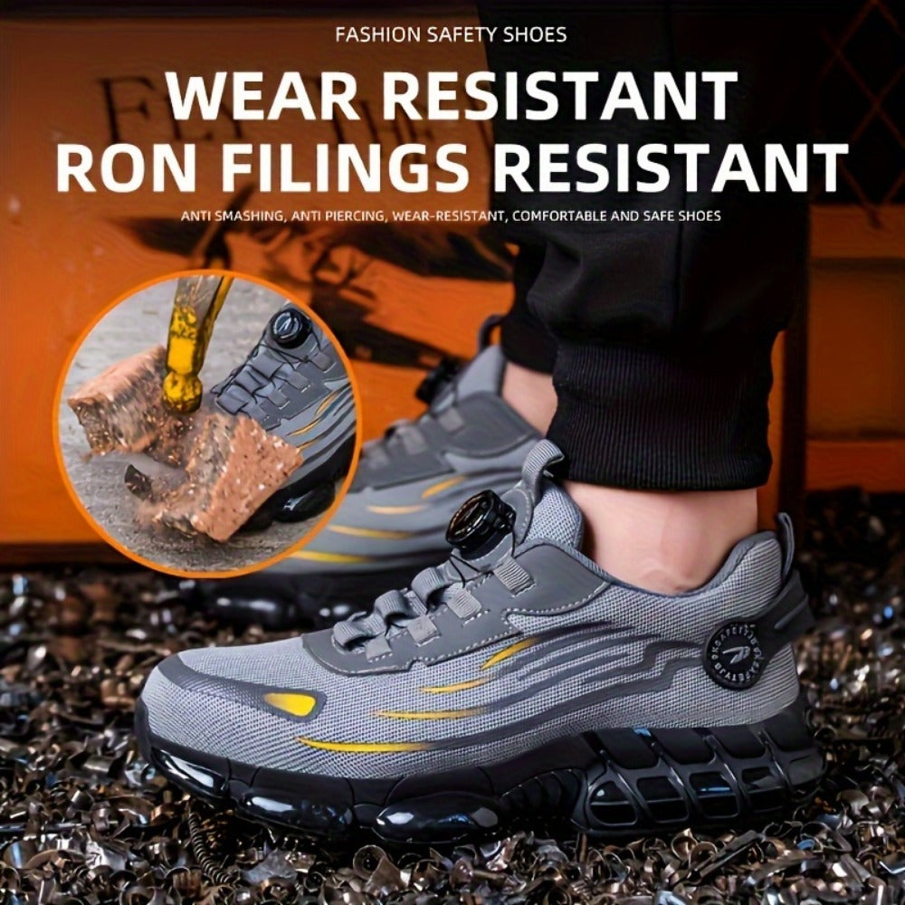 Unisex Work & Safety Shoes - Crush Resistant & Slip-On 610149