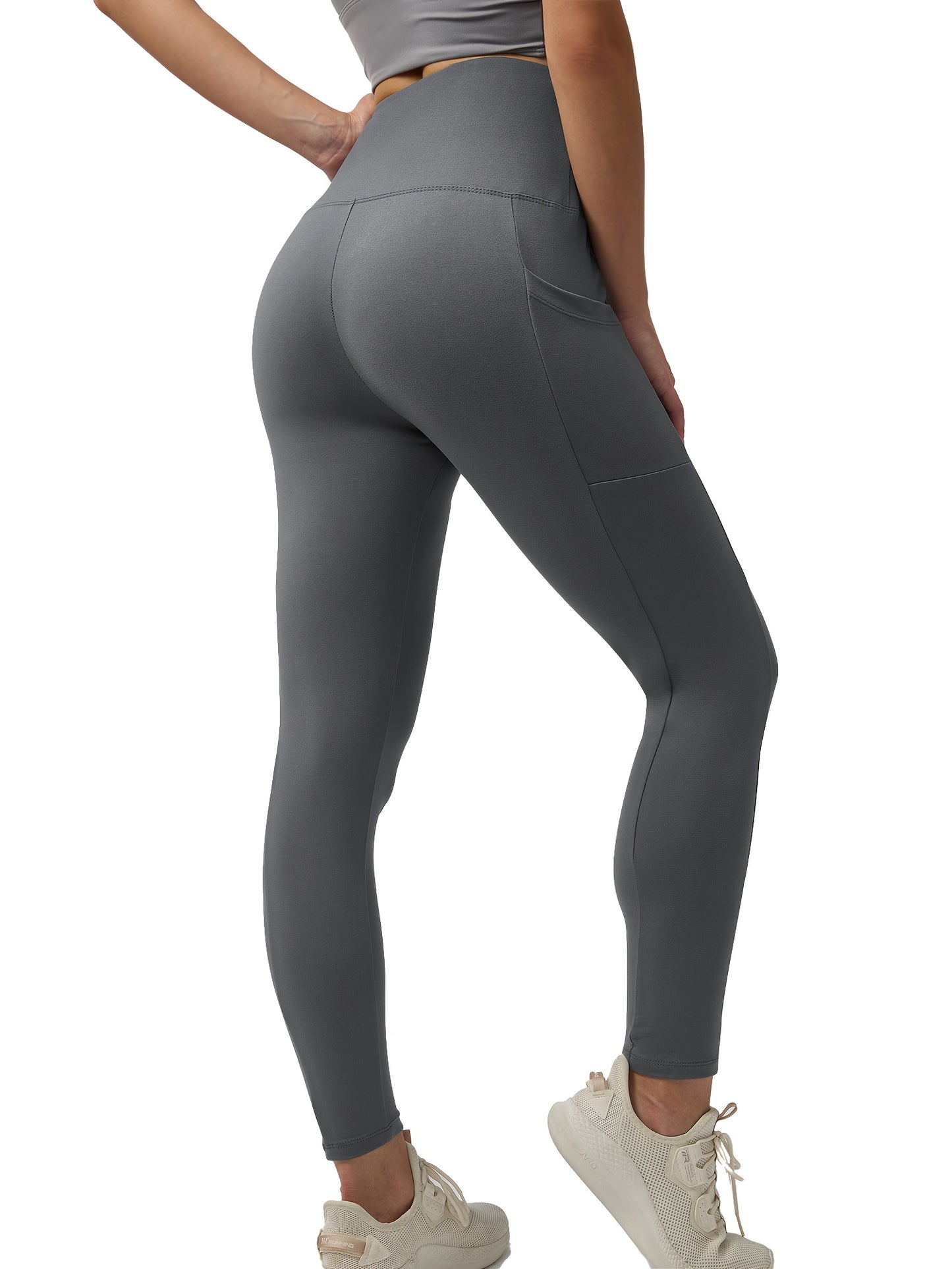 High-Waisted Women'S Yoga Pants - Tummy Control, Butt-Lifting, Soft Elastic Exercise Pants, Breathable Fitness Cycling Yoga Pants Suitable for All And Outdoor Sports Occasions