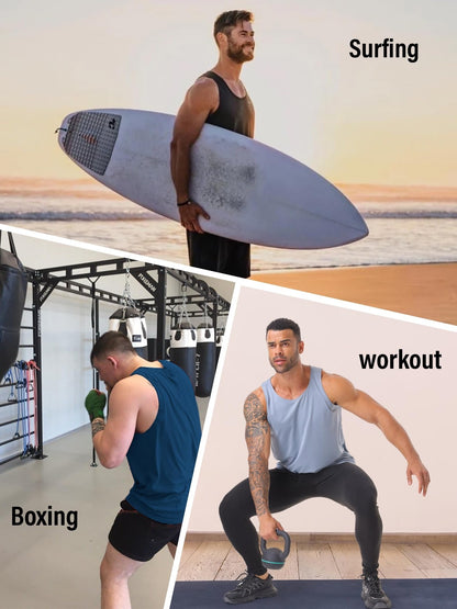 Men's Mixed colors Polyester Tank Top - product view 9