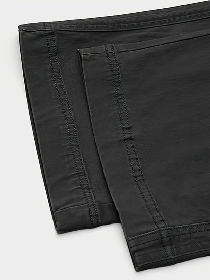 European And American Style, Individualistic Street Style, Slim Fit, Flattering, Cargo Pants, Women's Straight Leg Wide-Leg Pants with Lace-Up, Low-Rise Casual Jeans