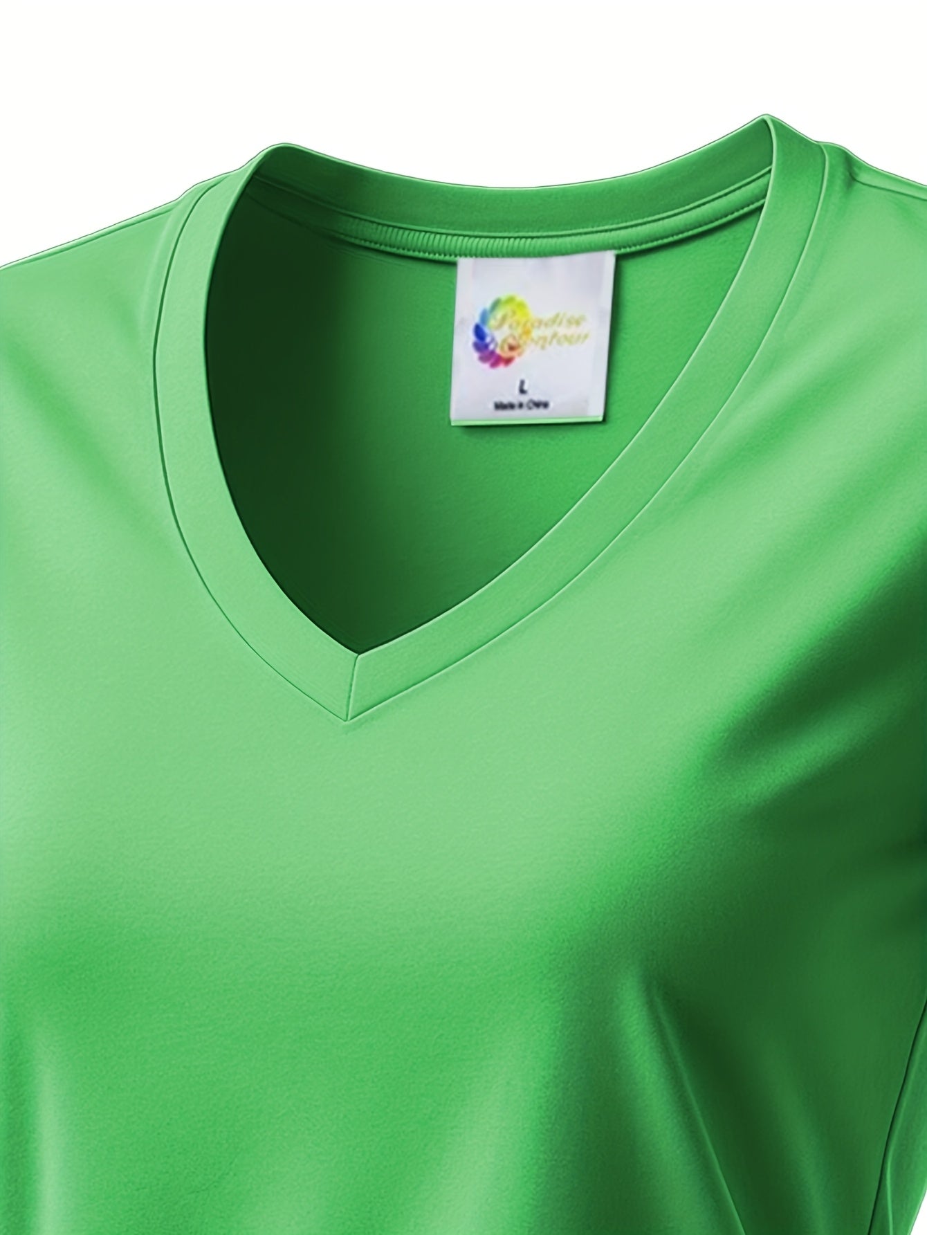 Women'S Soft V-Neck Sports T-Shirt, Cool And Breathable, - Quick-Dry Fabric, Designed for Outdoor Workouts, Comfortable And Versatile Fitness Wear Suitable for Everyday Exercise