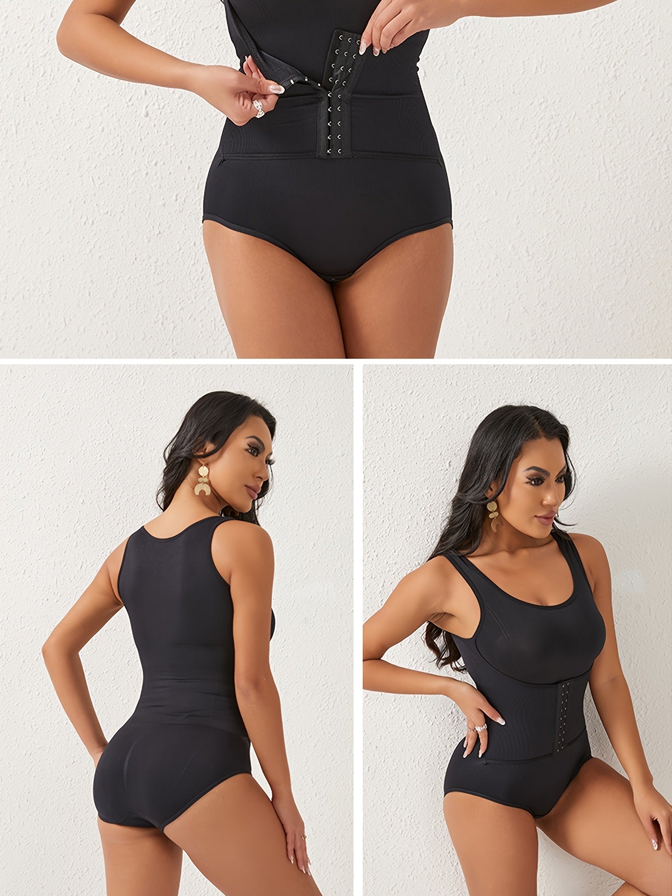 Bodysuit for Women with Firm Tummy Control - Features Include Seamless Butt Lifting, Snap Crotch, Body, And Postpartum Shapewear