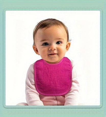 Baby Bib - 10-pcs Adjustable Muslin 10pcs