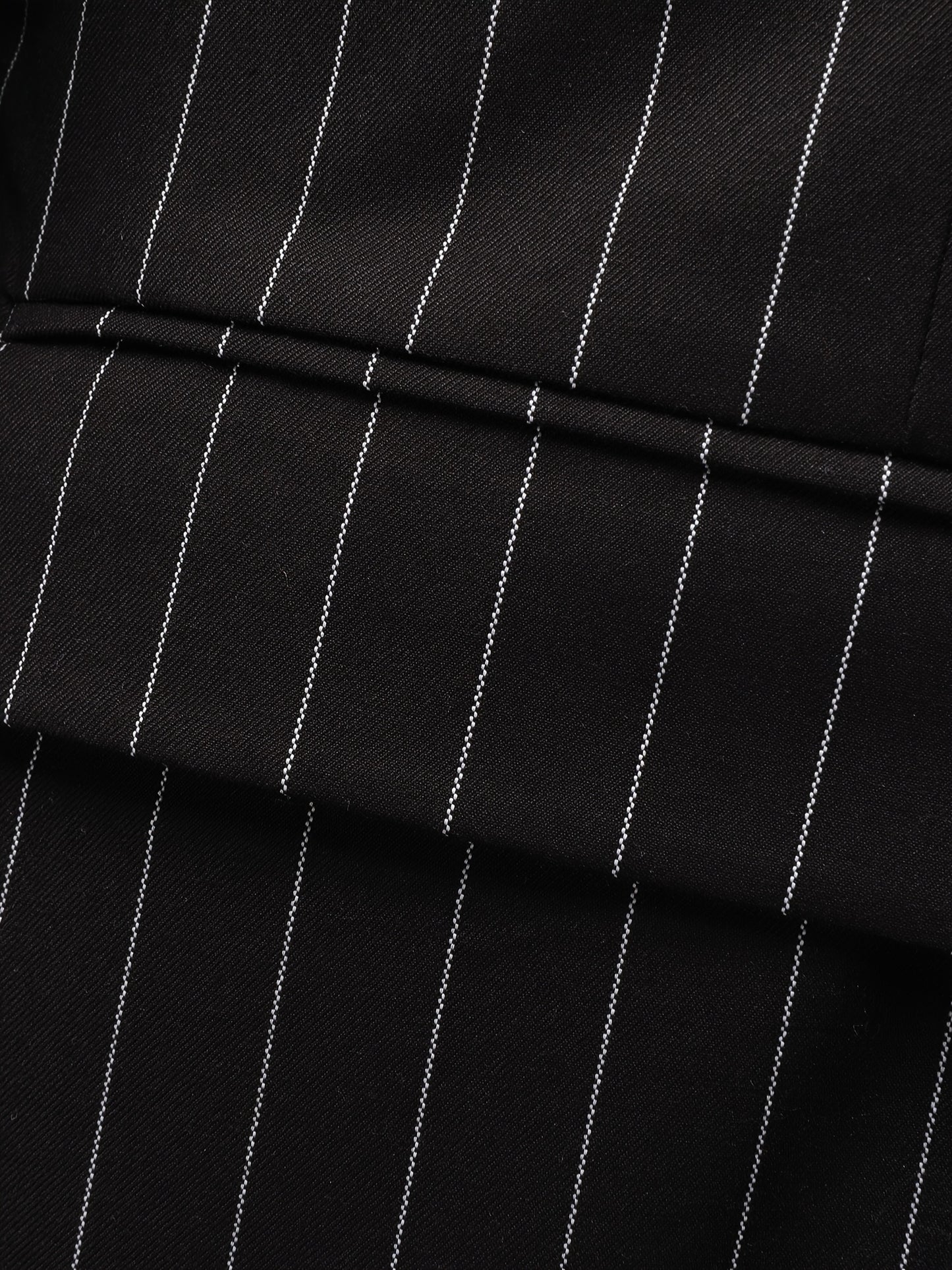 Latest Men's Suit Striped Double-Breasted Suit Spring/ Summer/ Autumn Thin Two-Piece Set with Frill Collar Striped Style Four Buttons Suit Business And Casual Dress Collar Necklace Decoration Slimming Dress Casual Suit White Suit