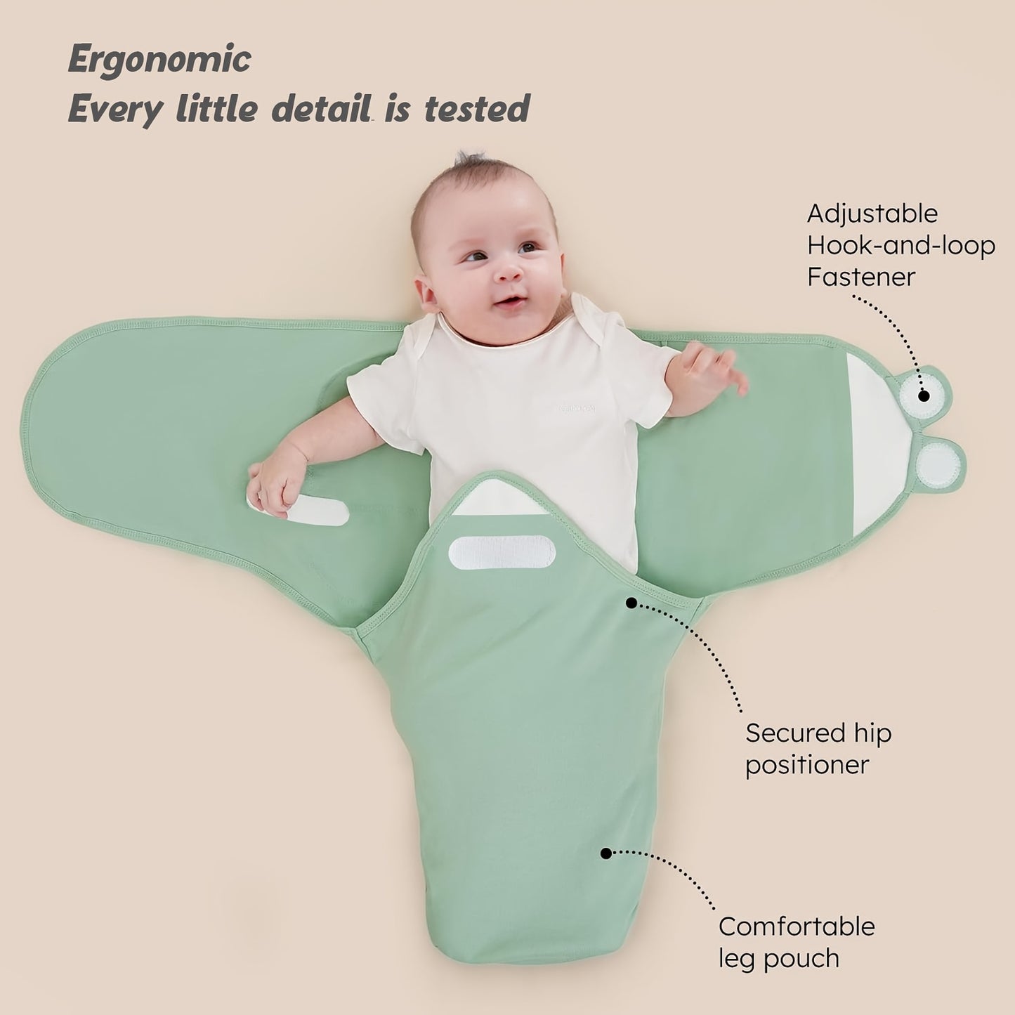 3-pack of Newborn Blankets, Suitable for Male and Female Infants Aged 0-3 Months, with a Womb-like Design, a Great Gift for Newborns.
