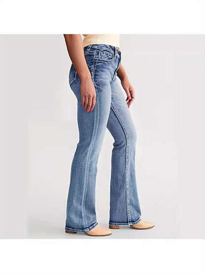 New Stylish Stretchy Slim Fit Jeans for Women Skinny Design, Versatile for Casual Daily Wear, Comfortable, Trendy Must Have