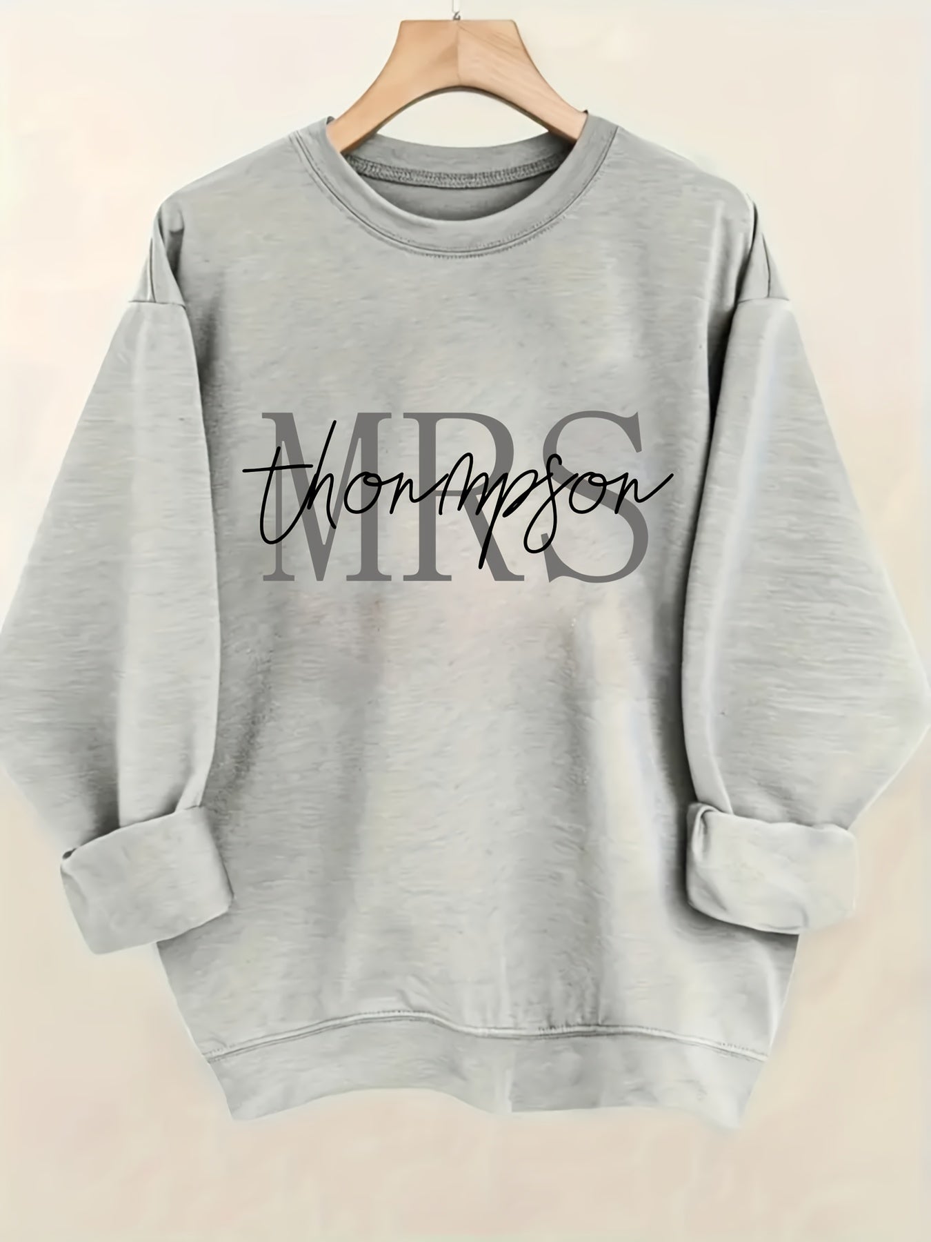 Customized Ladies' And Ladies' Pattern Hoodie - Round Neck Pullover, Casual Long Sleeved Round Neck Hoodie, Machine Washable Daily Comfortable Style, Soft Clothing, Autumn And Winter Sportswear, Seasonal Clothing