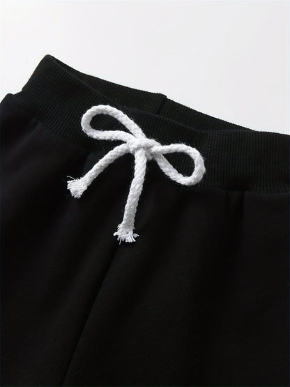 Kukitty Toddler Baby Boy Harem Pants Jogger Pants Solid Color Elastic Trousers Sweat Pants, for Outdoor