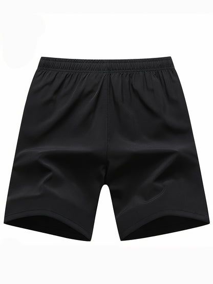 Men's 6pcs Athletic Shorts, Lightweight Quick-Dry Fitness Running Elastic Waistband Shorts with Pockets