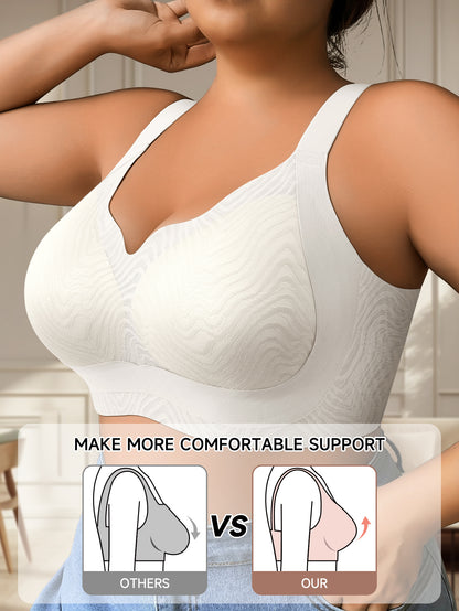 Plus Size Wireless Bras for Women - Made from Soft, Breathable Material for All-Day Comfort And Support, Designed for Curvy Figures (Sizes 1XL to 5XL)
