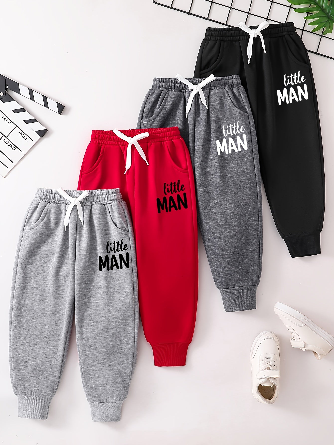Boys' Mixed colors Polyester Printed Pants - product view 6