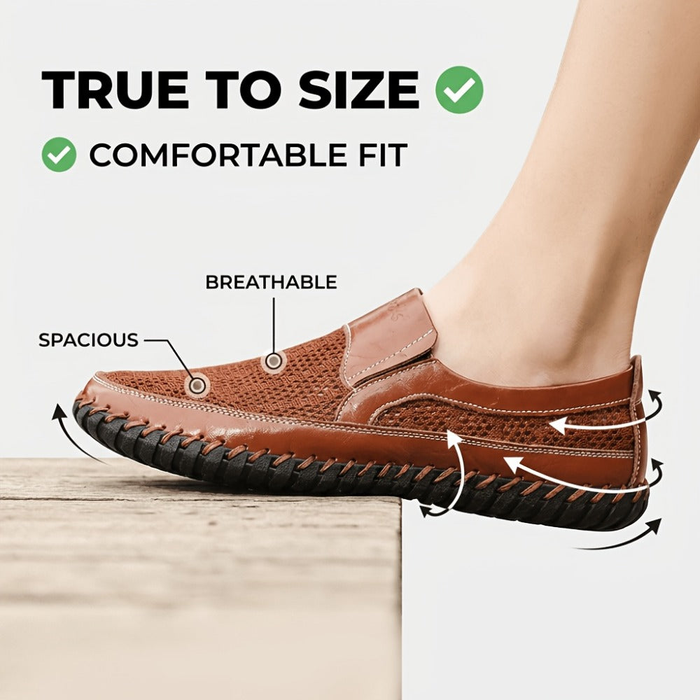 Men's Loafers & Slip-Ons - Breathable Comfort & Lightweight Design