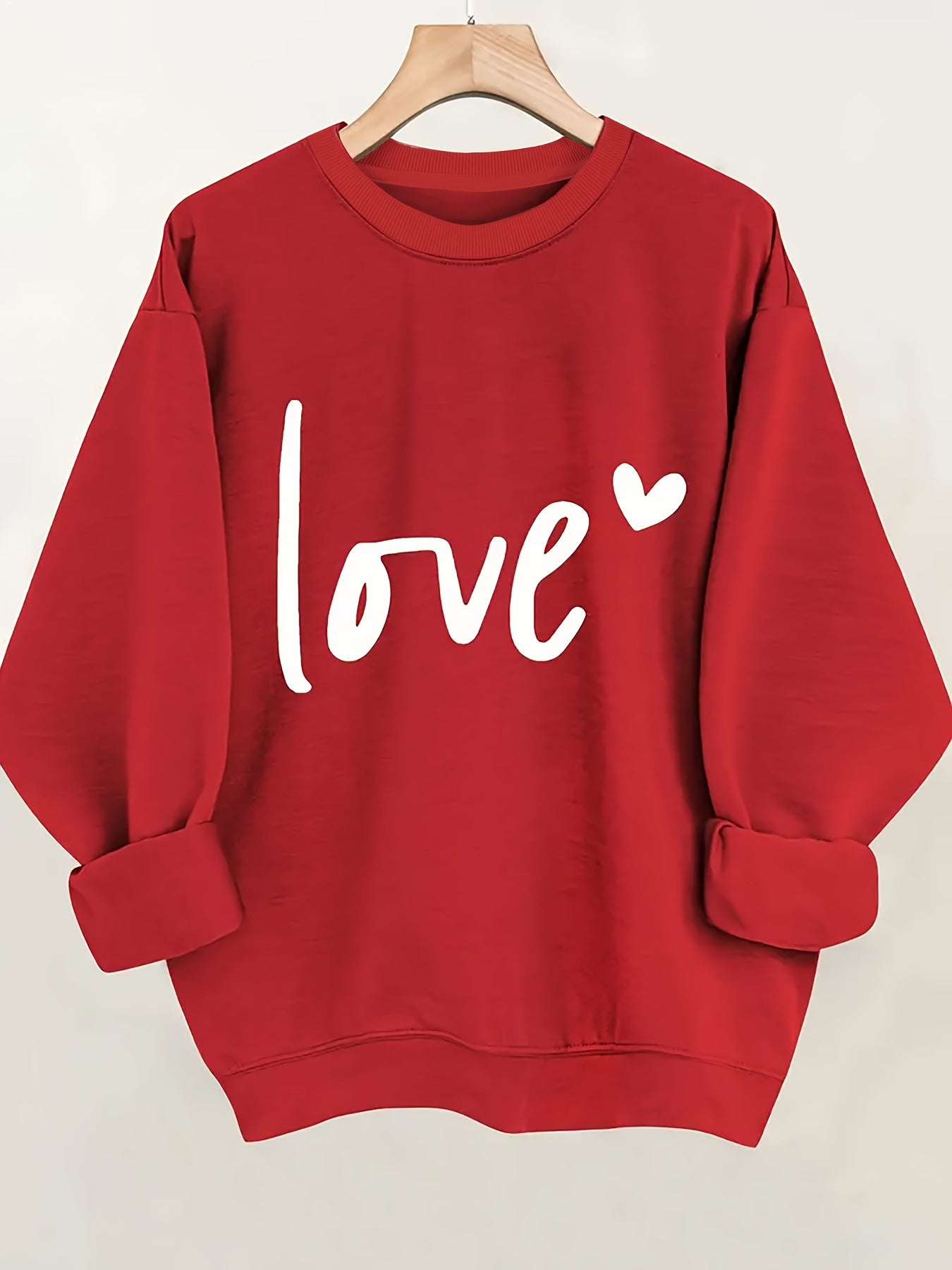 Women'S Casual Fashion Sweatshirt, Suitable for Autumn And Winter, Comfortable And Soft, Letter Pattern